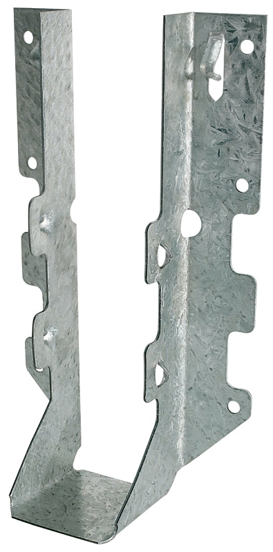 Simpson Strong-Tie LUS Series LUS28Z Joist Hanger, 6-5/8 in H, 1-3/4 in D, 1-9/16 in W, 2 x 8 in, Steel, ZMAX, Face