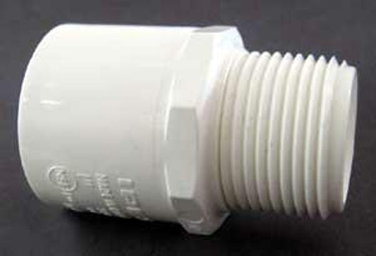 Xirtec 140 435605 Pipe Adapter, 1-1/4 in, Socket x MPT, PVC, SCH 40 Schedule