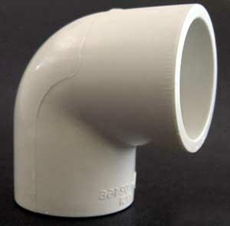 IPEX 435521 Pipe Elbow, 1 in, Socket, 90 deg Angle, PVC, SCH 40 Schedule