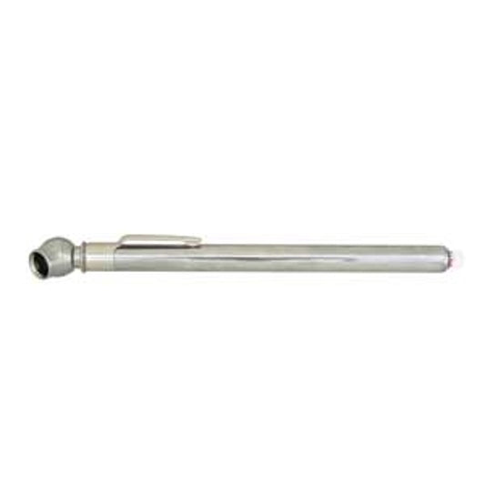 Topring 63.410C Tire Gauge, 10 to 120 psi, Brass Gauge Case