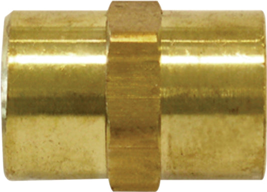 Topring 88.402 Hexagonal Hose Nipple, 1/4 in, FNPT, Brass