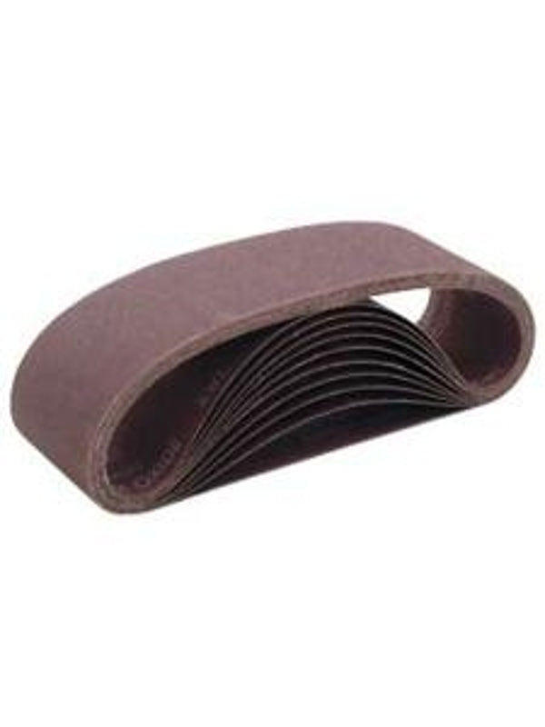 Norton Metalite R215/R255 Series 27932 Abrasive Belt, 3 in W, 24 in L, 120 Grit, Medium, Aluminum Oxide Abrasive