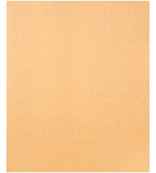 NORTON 07660701514 Sanding Sheet, 11 in L, 9 in W, Medium, 120 Grit, Garnet Abrasive, Paper Backing