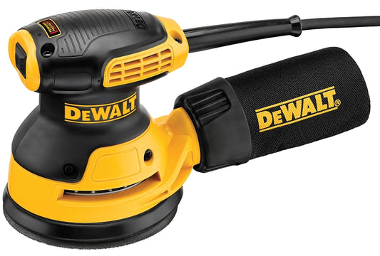 DeWALT DWE6421 Random Orbital Sander, 120 V, 5 in Pad/Disc, 4 ft L Cord