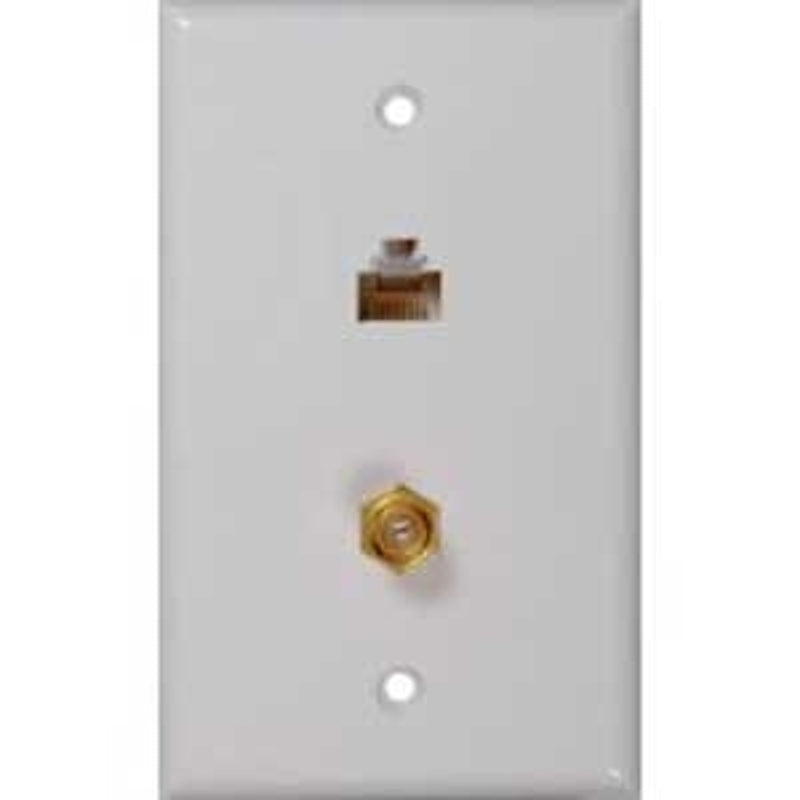 Voxx CTPH557 Series CTPH557R Wallplate, White