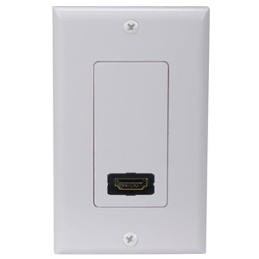 Voxx CDH200F Wallplate, 1-Gang, White