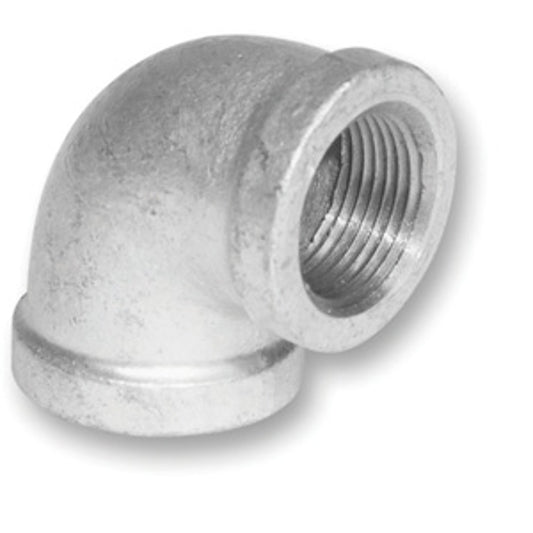 aqua-dynamic 5510-001 Pipe Elbow, 1/4 in, FPT, 90 deg Angle, Malleable Iron, 150 psi Pressure