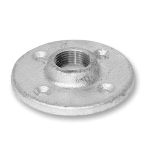 aqua-dynamic 5511-603 Floor Flange, 1/2 in, 3 in Dia Flange, Iron