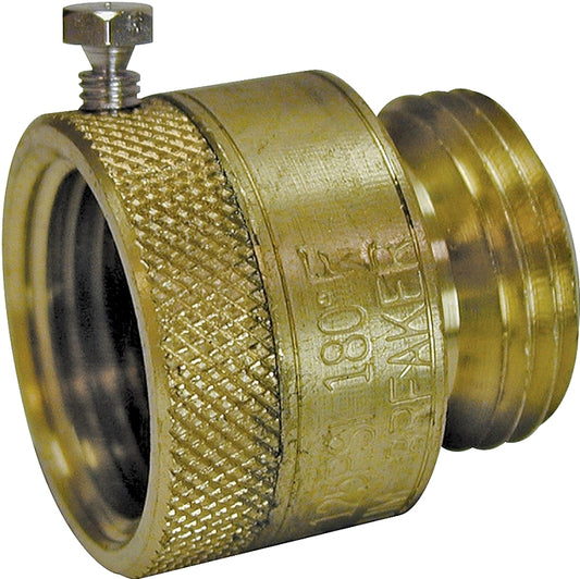 aqua-dynamic 1108-904 Vacuum Breaker, 3/4 in Connection, 125 psi Max Pressure, Brass