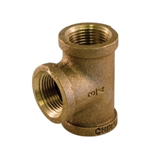 aqua-dynamic 4493-004 Pipe Tee, 3/4 in, FPT, Bronze