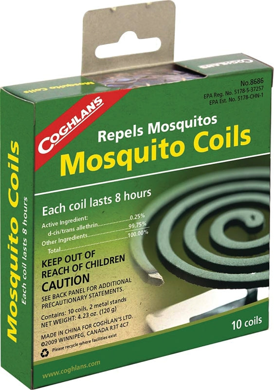 Coghlan's 8686 Mosquito Coil, Solid, Box