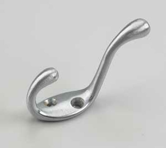 Richelieu 235WV Coat Hook, 2-Hook, Metal