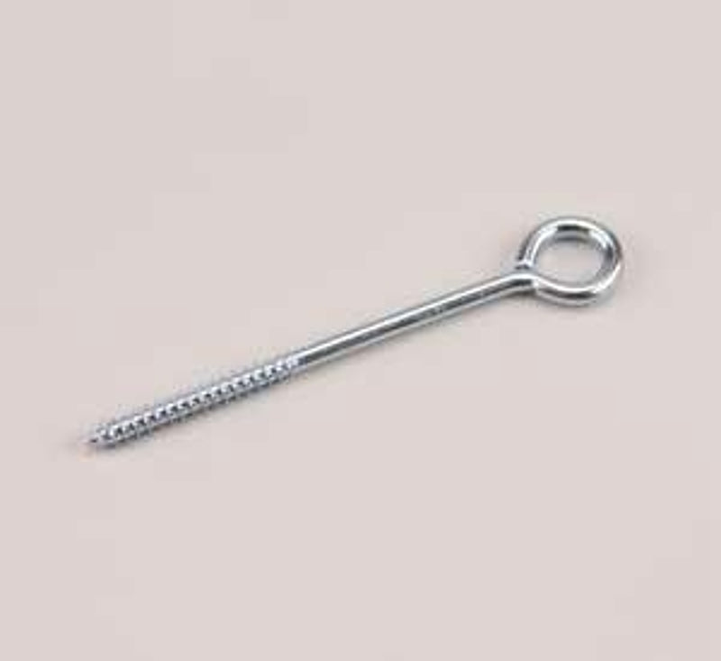 Onward 2152XB Eye Bolt with Lag Thread, 1/4 in Dia Eye, 120 lb Working Load, Steel, Zinc