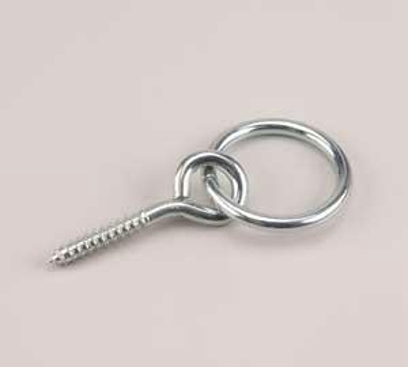 Onward 2177XB Hitching Ring with Lag Screw, Metal, Zinc