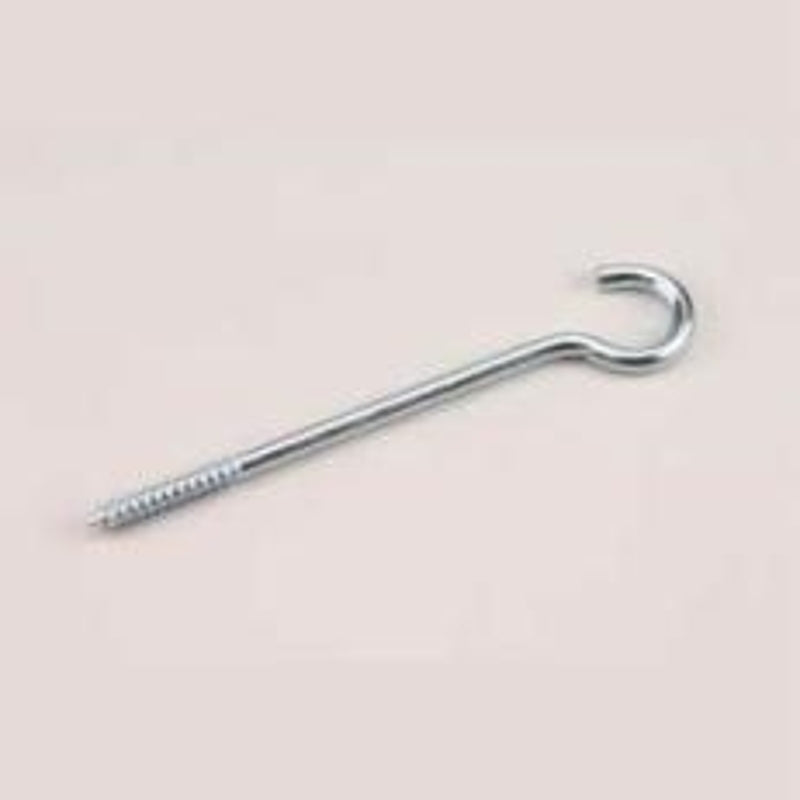 Onward 2188XB Clothesline Hook with Lag Thread, 135 lb, 8 in L, Metal, Zinc