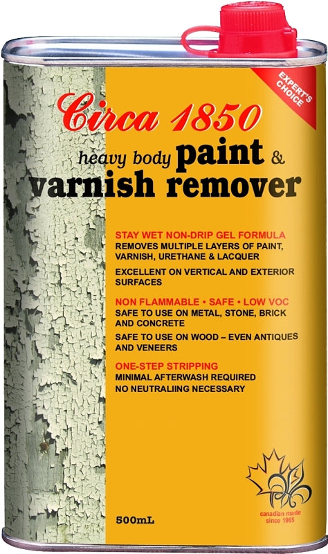 Circa 1850 180650 Paint and Varnish Remover, Liquid, Clear/White, 1 pt