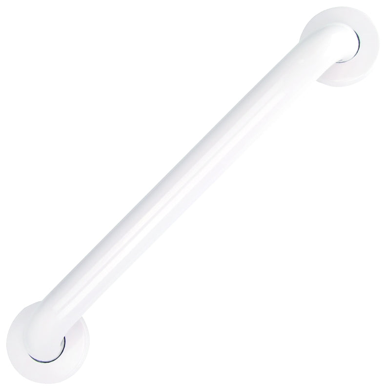 Boston Harbor SG01-01&0216 Grab Bar, 16 in L Bar, White, Wall Mounted Mounting