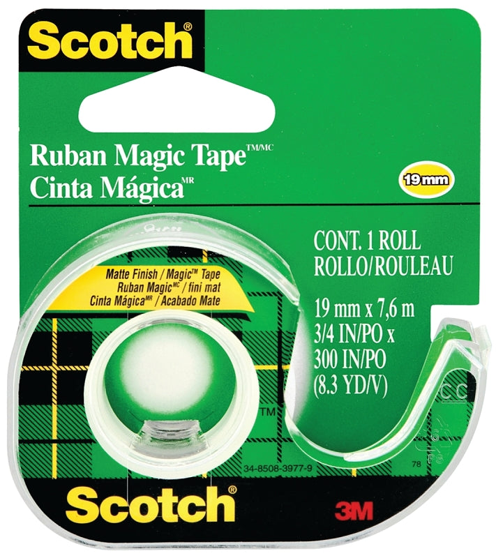 Scotch Magic 105NA Office Tape, 7.62 m L, 19 mm W