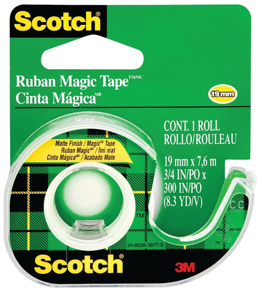 Scotch Magic 105NA Office Tape, 7.62 m L, 19 mm W