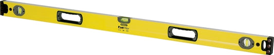 Stanley 43-548 Box Beam Level, 48 in L, 3-Vial, 2-Hang Hole, Non-Magnetic, Aluminum, Yellow