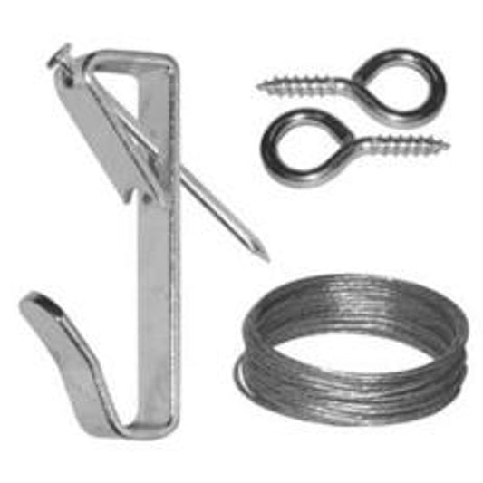 Reliable LHKMR Picture Hanging Kit, Zinc