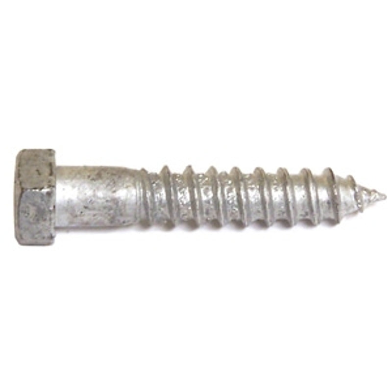 Reliable HLHDG585CT Lag Bolt, 5/8-5 Thread, 5 in OAL, A Grade, Steel, Galvanized