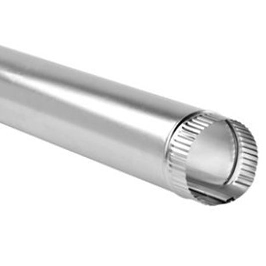 Imperial VT0030 Rigid Pipe, 3 in Dia, 30 in L, Aluminum