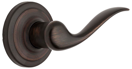 Weiser Toluca Series GLA125 TC11P RH Dummy Lock, Lever Handle, Venetian Bronze, 2-3/8 to 2-3/4 in Backset