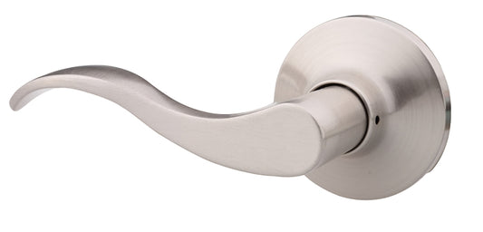 Weiser Safe Lock Layton Series 9SL10000-034 Passage Lever, Levers Lock, Satin Nickel, Residential, Universal Hand