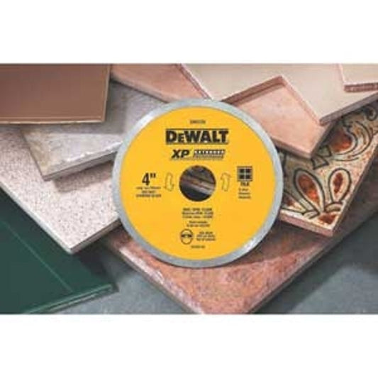 DeWALT XP DW4729 Blade, 4 in Dia, #20 Arbor, Continuous Rim