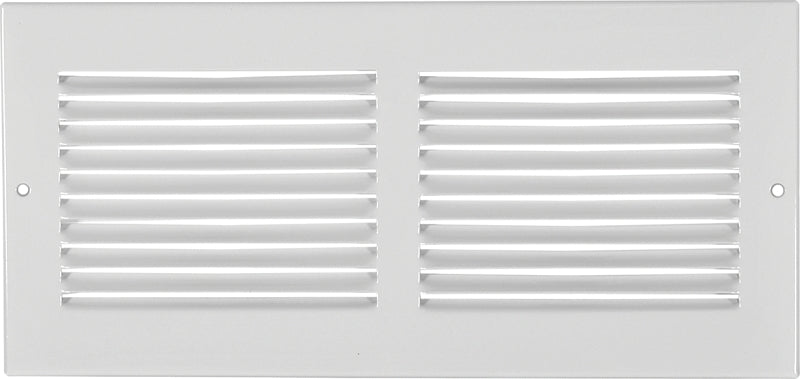 Imperial RG0341 Sidewall Grille, 11-1/4 in L, 5-1/4 in W, Steel, White