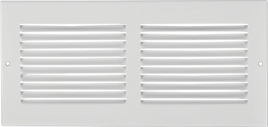 Imperial RG0341 Sidewall Grille, 11-1/4 in L, 5-1/4 in W, Steel, White