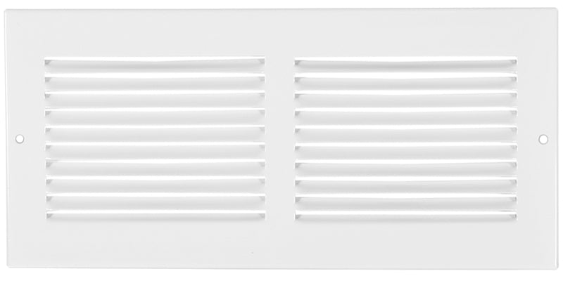 Imperial RG0351 Return Air Sidewall Grille, Steel, White, Painted/Powder-Coated