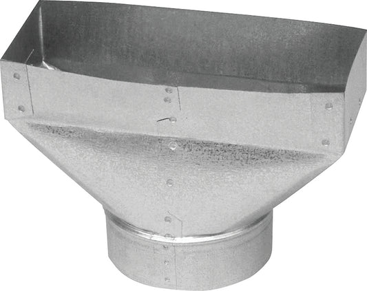 Imperial GV0682 Universal Boot, 3 in L, 10 in W, 4 in H, Steel, Galvanized