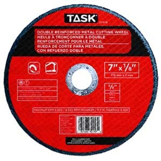 Task 32167B Cutting Wheel, 7 in Dia, 1/8 in Thick, 5/8 in Arbor