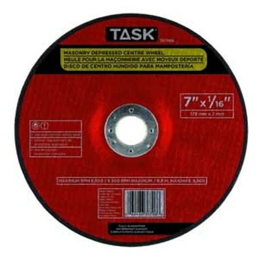 Task 36406B Depressed Center Wheel, 4 in Dia, 1/16 in Thick, 5/8 in Arbor