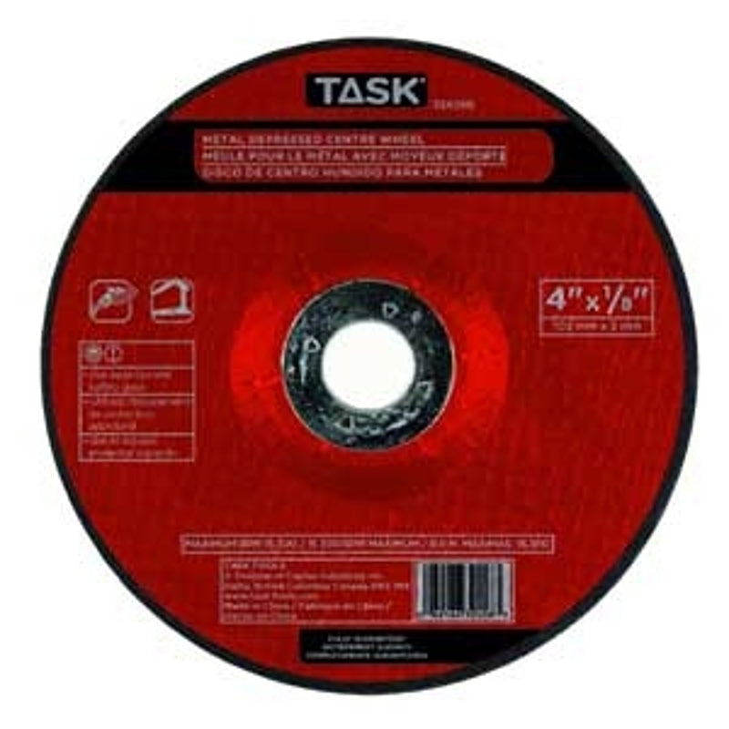 Task 32408B Cutting Wheel, 4 in Dia, 1/8 in Thick, 5/8 in Arbor