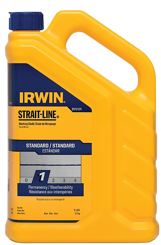 Irwin 65101ZR Marking Chalk, Blue, Temporary