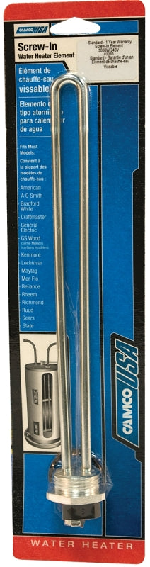 Camco 02263 Water Heater Element Screw, 240 V, 3000 W, Copper