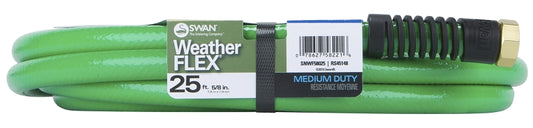 Swan SNWF58025 Garden Hose, 25 ft L, Green