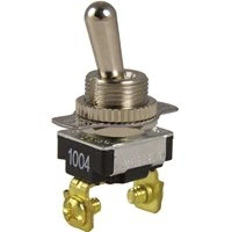 GB GSW-17 Toggle Switch, 120/240 VAC, SPST, Screw Terminal, Steel Housing Material