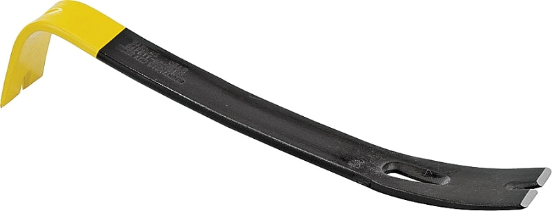 Stanley 55-515 Pry Bar, 12-3/4 in L, Beveled Tip, 1-3/4 in Claw Blade Width 1, 1-3/4 in Claw Blade Width 2 Tip, HCS