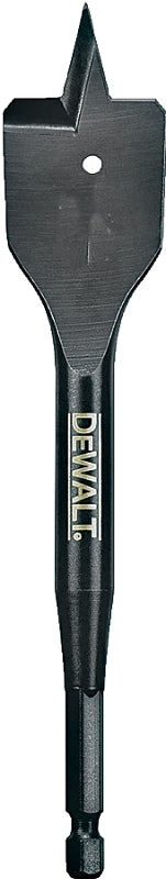 DeWALT DW1585 Spade Drill Bit, 1-3/8 in Dia, 6 in OAL, 1/4 in Dia Shank, Hex Shank