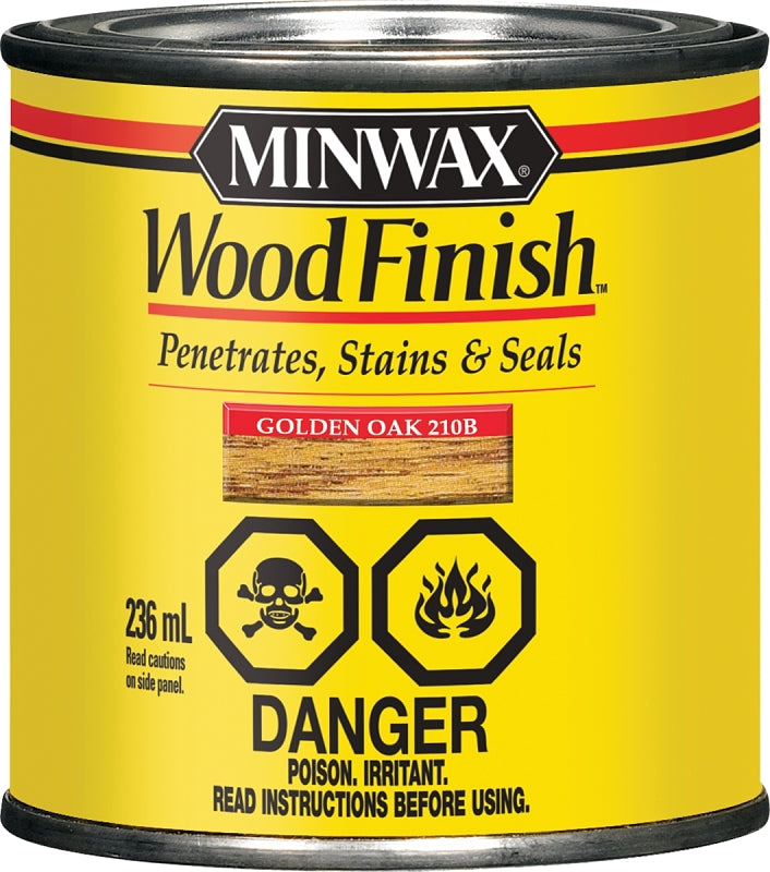 Minwax 210B14444 Wood Stain, Golden Oak, Liquid, 236 mL, Can