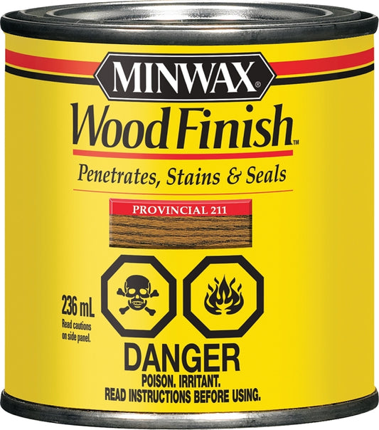 Minwax 211014444 Wood Stain, Provincial, Liquid, 236 mL, Can