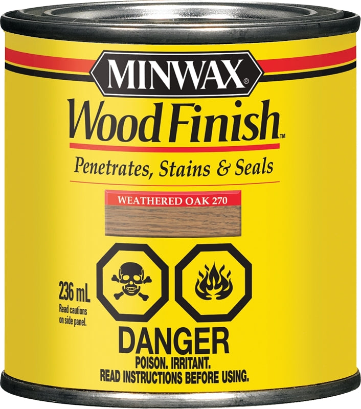 Minwax CM2276044 Penetrating Stain, Weathered Oak, Liquid, 236 mL