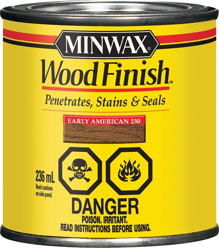 Minwax 230014444 Wood Stain, Early American, Liquid, 236 mL