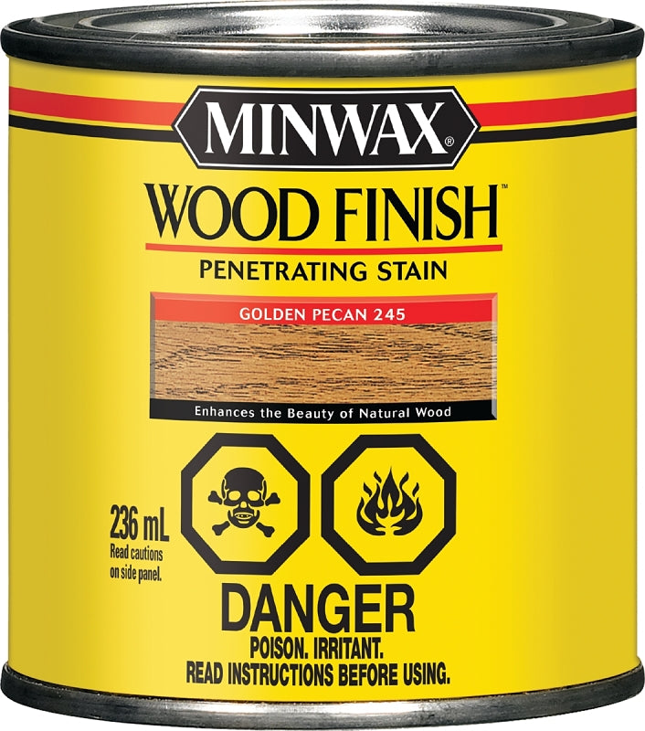 Minwax 245014444 Wood Stain, Golden Pecan, Liquid, 236 mL, Can