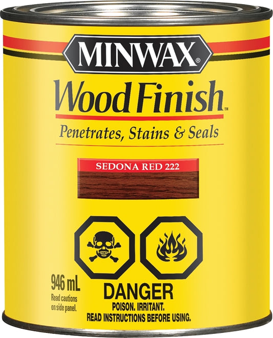 Minwax CM2220344 Wood Stain, Sedona Red, Liquid, 946 mL, Can