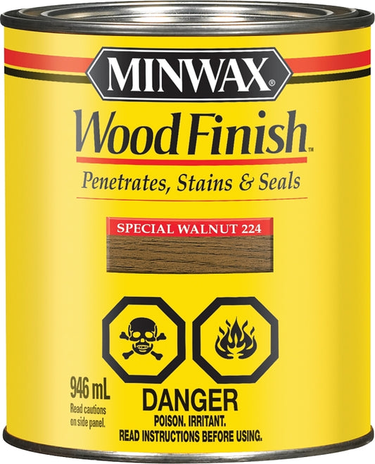 Minwax 224034444 Wood Stain, Special Walnut, Liquid, 946 mL, Can